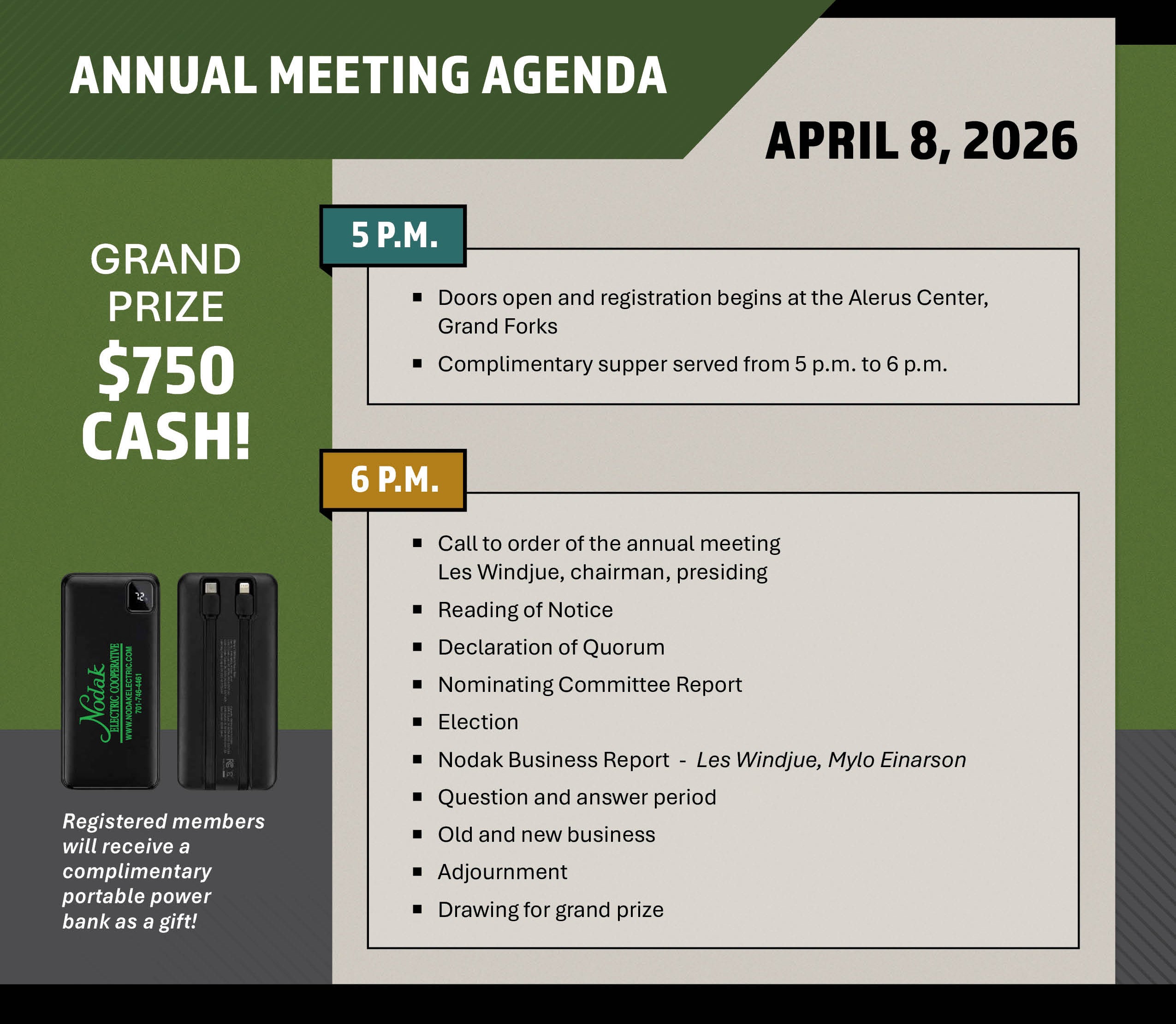 Annual Meeting Agenda