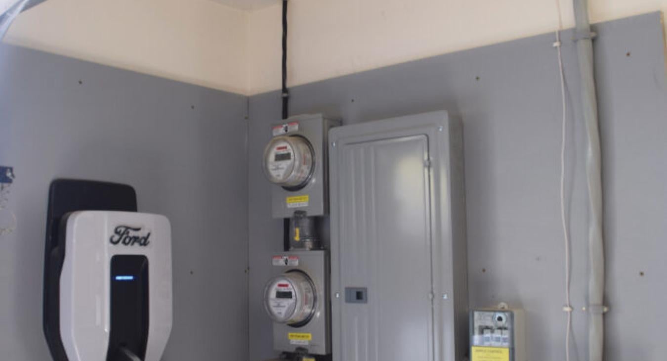 With the help of Nodak Electric, this house is EV ready.With the help of Nodak Electric, this house is EV ready.