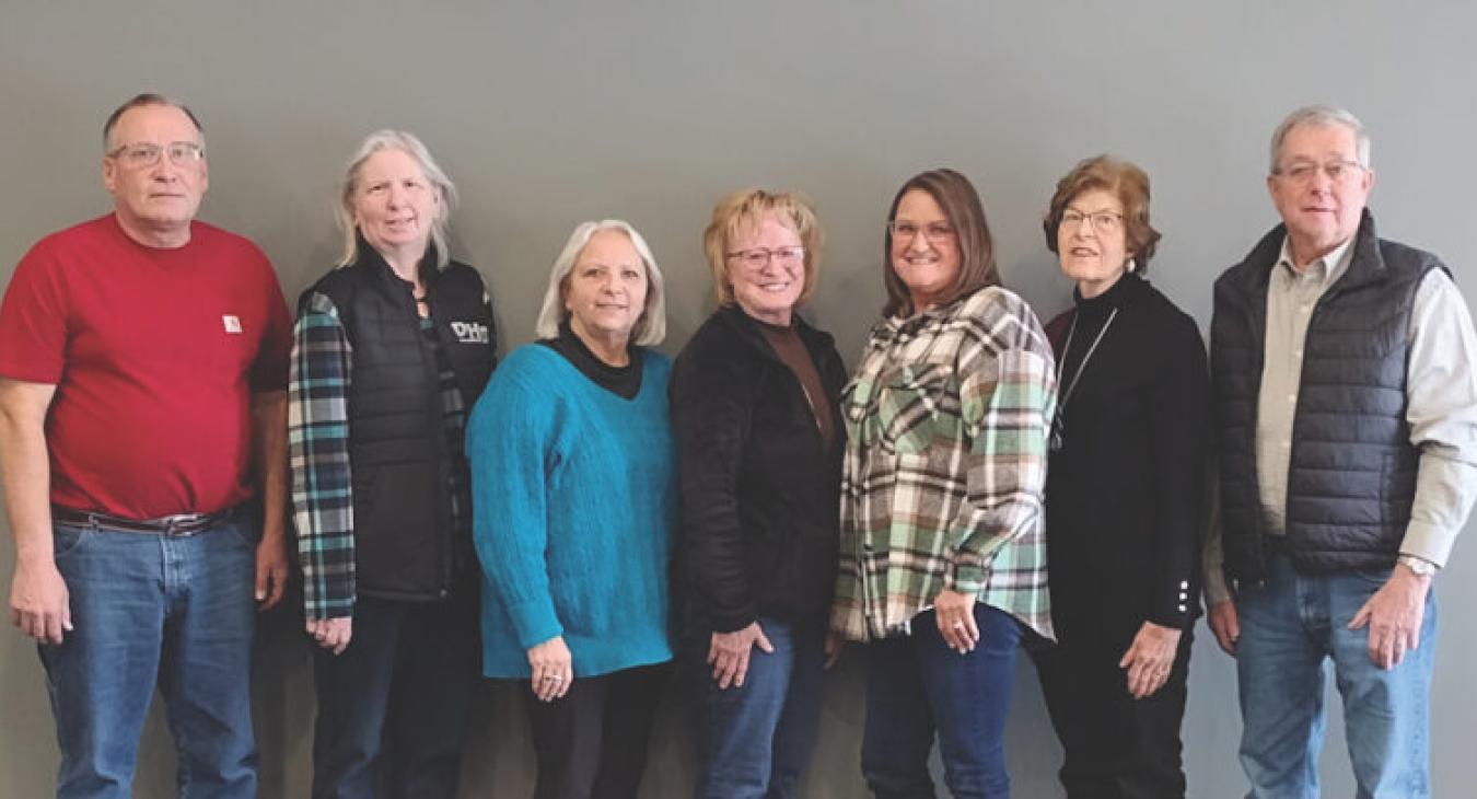 ORU Board Of Directors Pictured (left to right): Danny Carlson, Pam Montag, Corrine Berg, Margaret Estvold, Trish Schindele, Maureen Puppe and Wayne Reinhart.