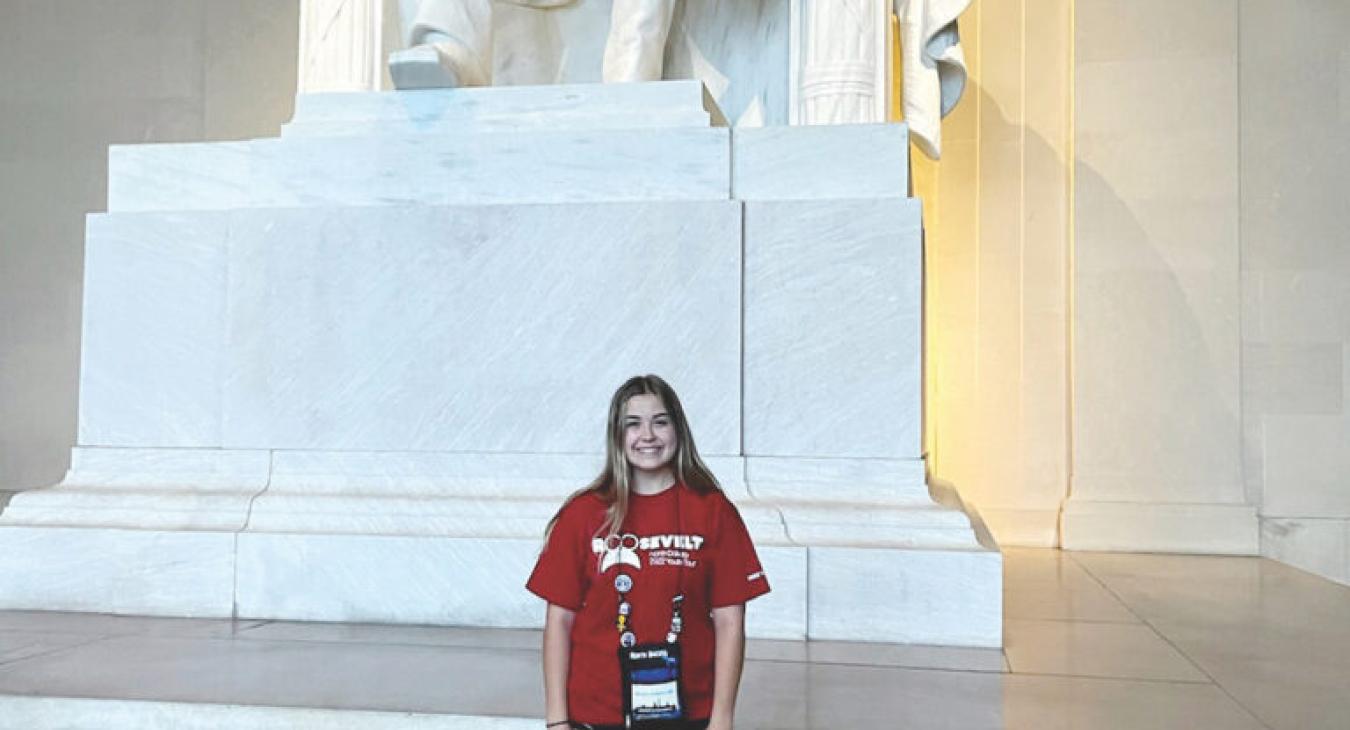 Morgan Hallgren travels to Washington, D.C.