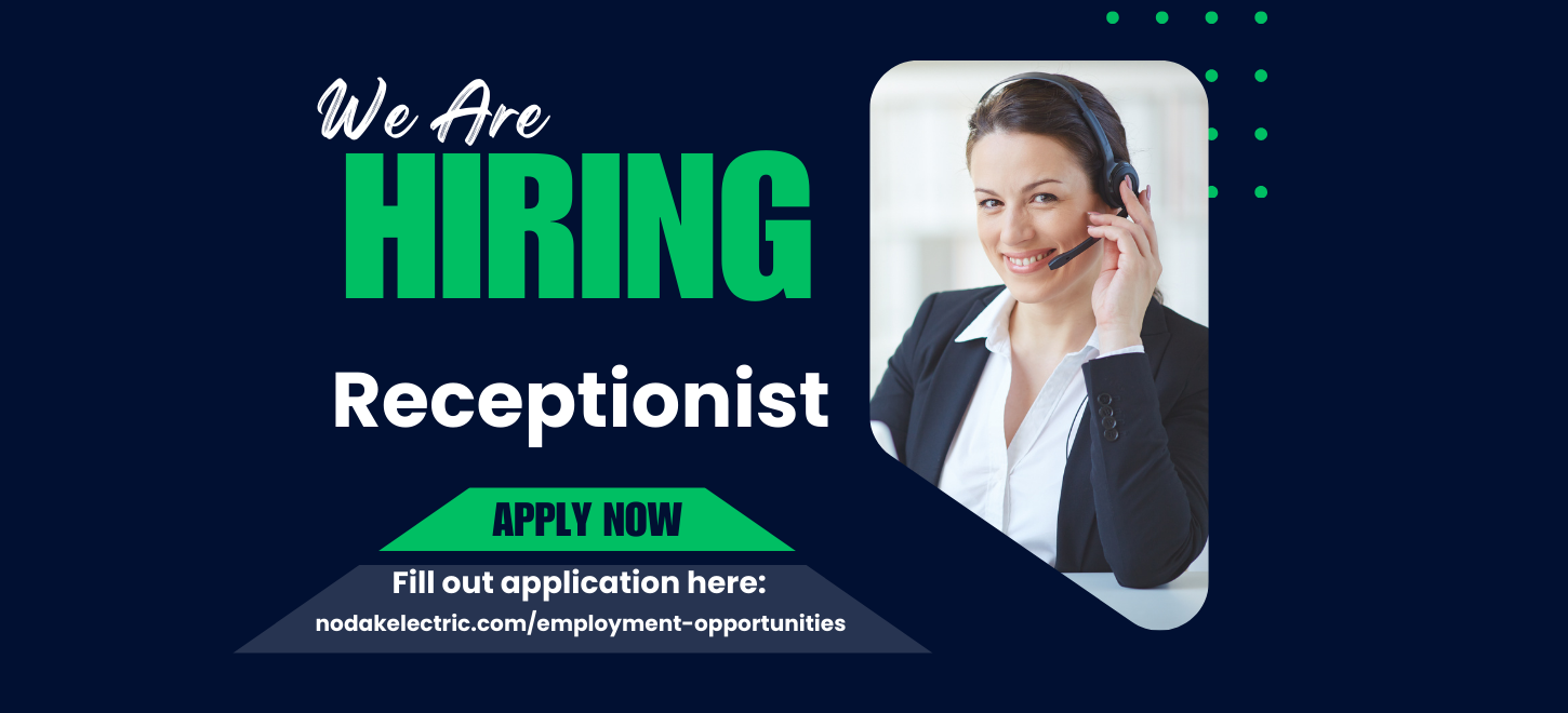 Hiring receptionist