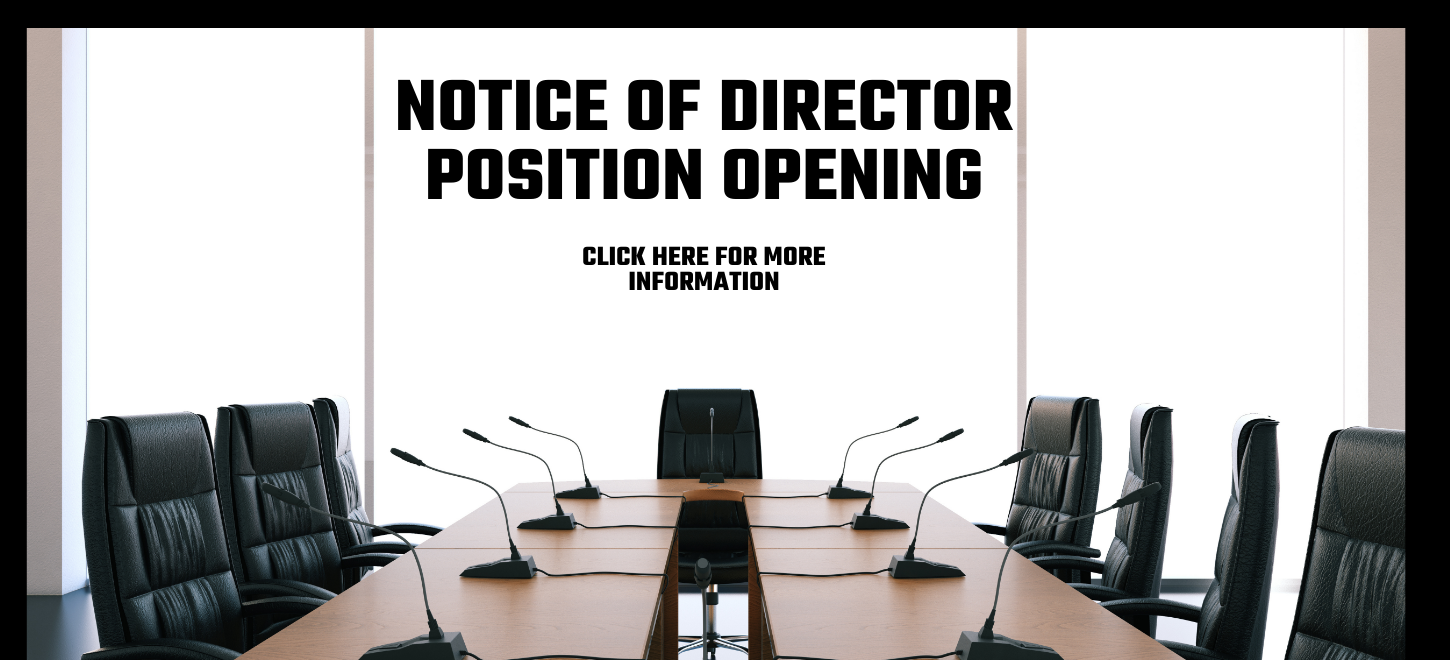 Notice of Director Position Opening